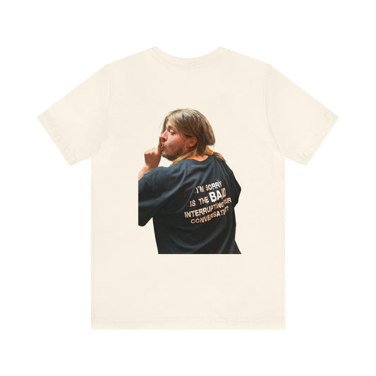 Just Jack jam band super-fan short sleeve tee hand-drawn music design unisex