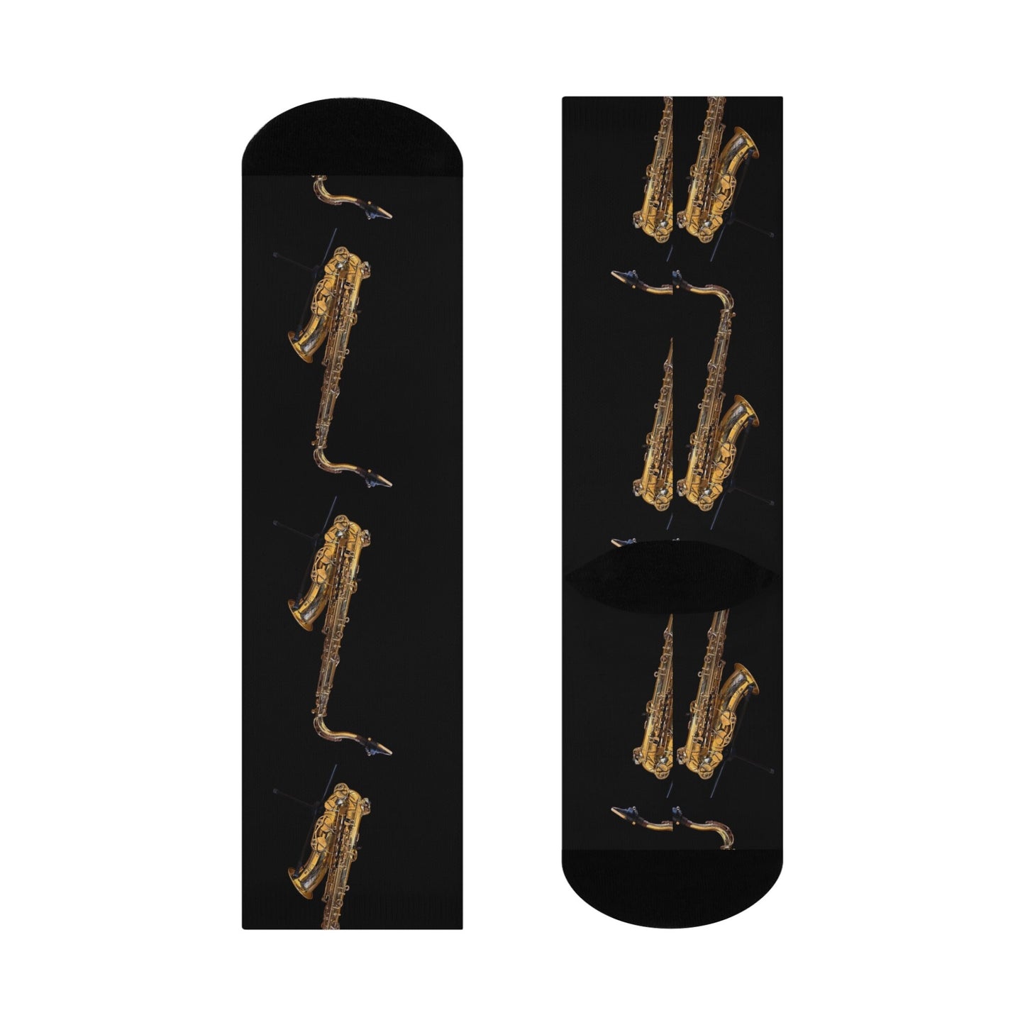 saxophone socks sax daddy c black photo music crew design