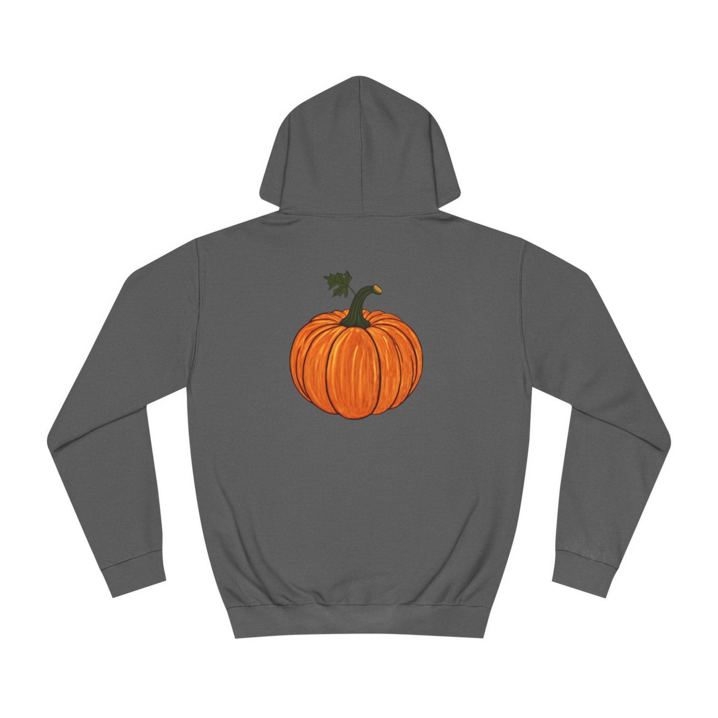 Pumpkin Kisses hoodie hand-drawn fall pumpkin design unisex