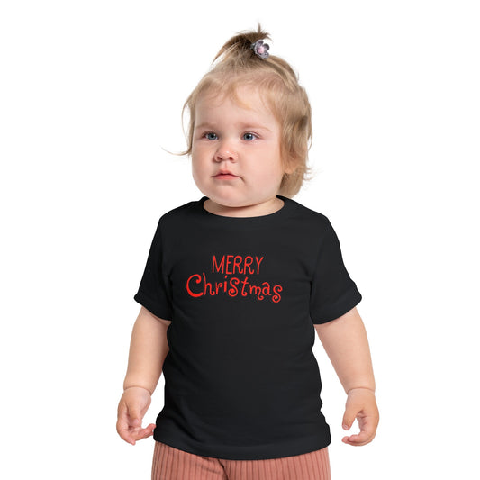Santa Claus baby short sleeve tee original Christmas design