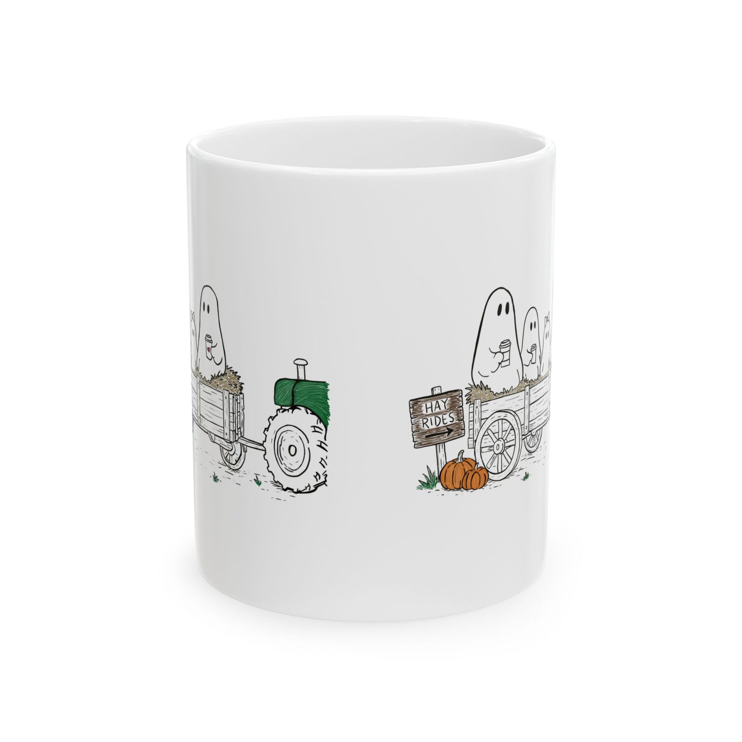 The Story of the Ghost | Chapter 1 | Ghost Family Hayride Coffee Mug | Cute Ghost Mug | Cozy Fall Coffee Cup