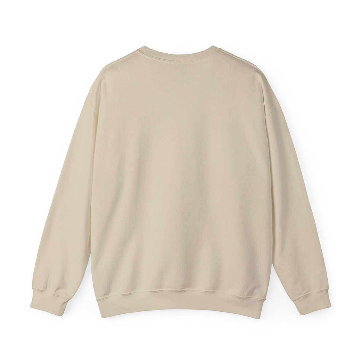 Cream crewneck sweatshirt featuring original cute ghost family football artwork from Friday Night Lights, Chapter 5 of The Story of the Ghost by Market Mafia Creations.