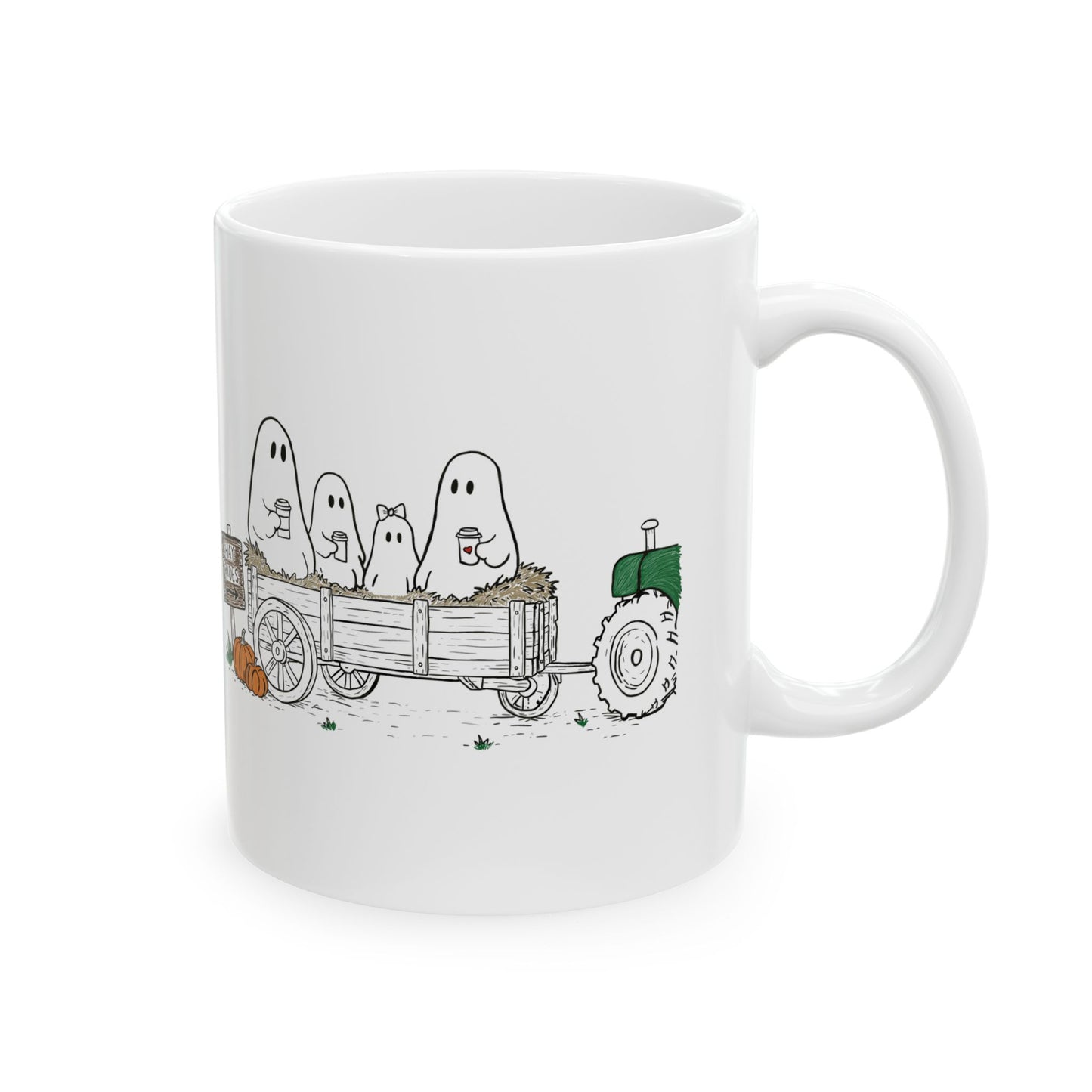 The Story of the Ghost | Chapter 1 | Ghost Family Hayride Coffee Mug | Cute Ghost Mug | Cozy Fall Coffee Cup