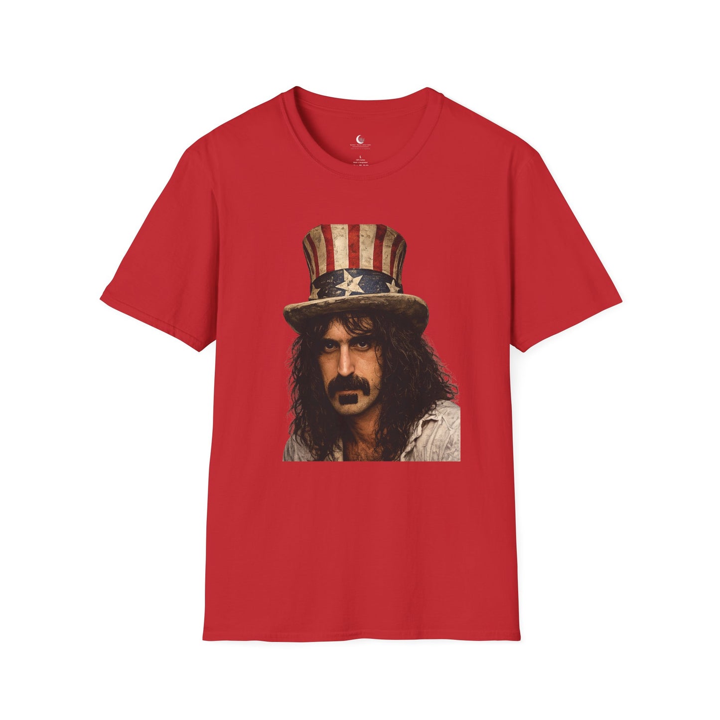 America 250 Zappa Inspired Art T-Shirt | Patriotic Uncle Sam Musician Tee | Limited Edition Independence Day Shirt