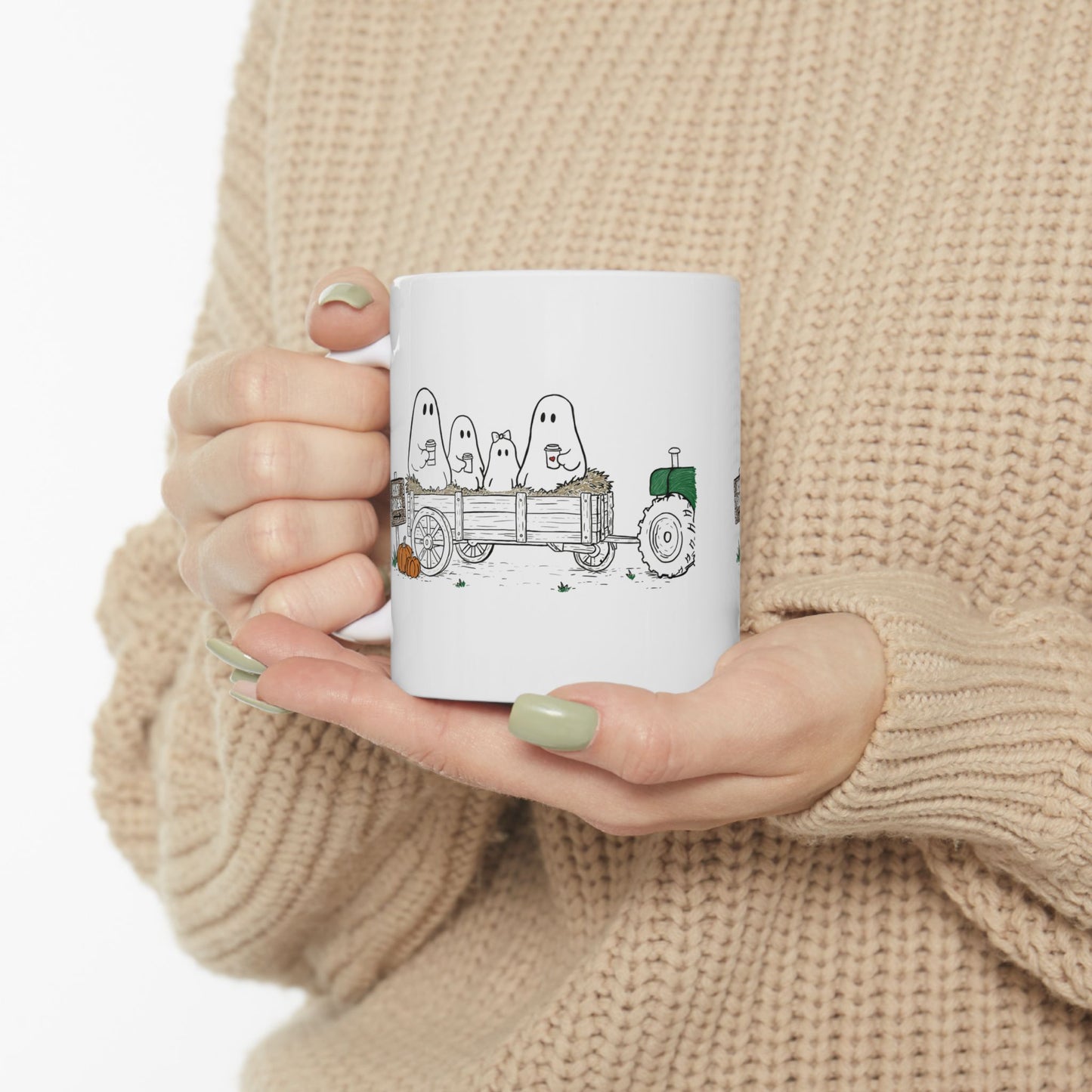 The Story of the Ghost | Chapter 1 | Ghost Family Hayride Coffee Mug | Cute Ghost Mug | Cozy Fall Coffee Cup