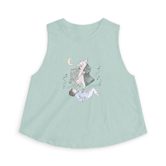 Guyute Inspired Cropped Tank Top | Original Hand-Drawn Jam Band Art