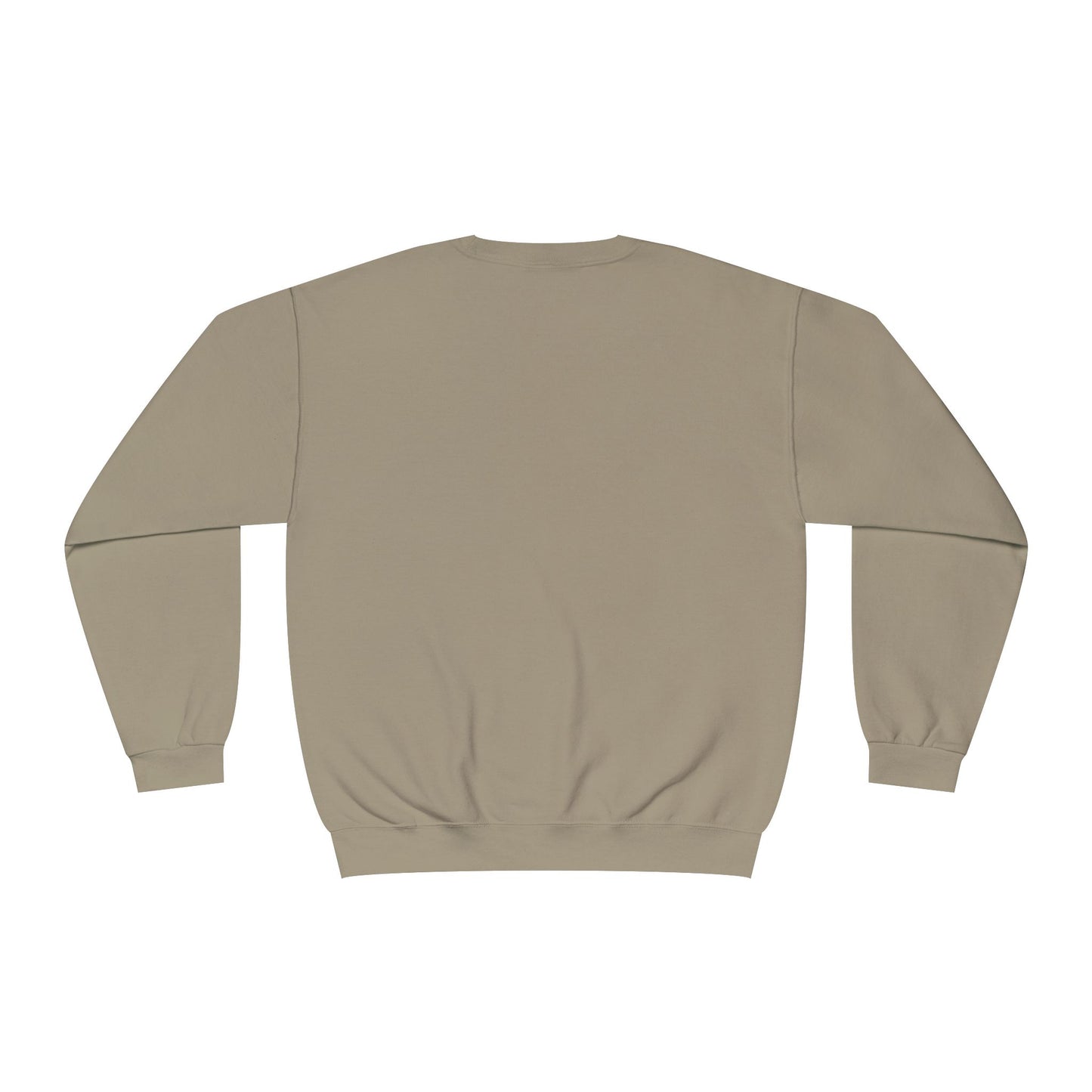 Crewneck sweatshirt featuring original hand-drawn Guyute-inspired artwork with a surreal pig, moon, musical mist, and muted storybook colors.
