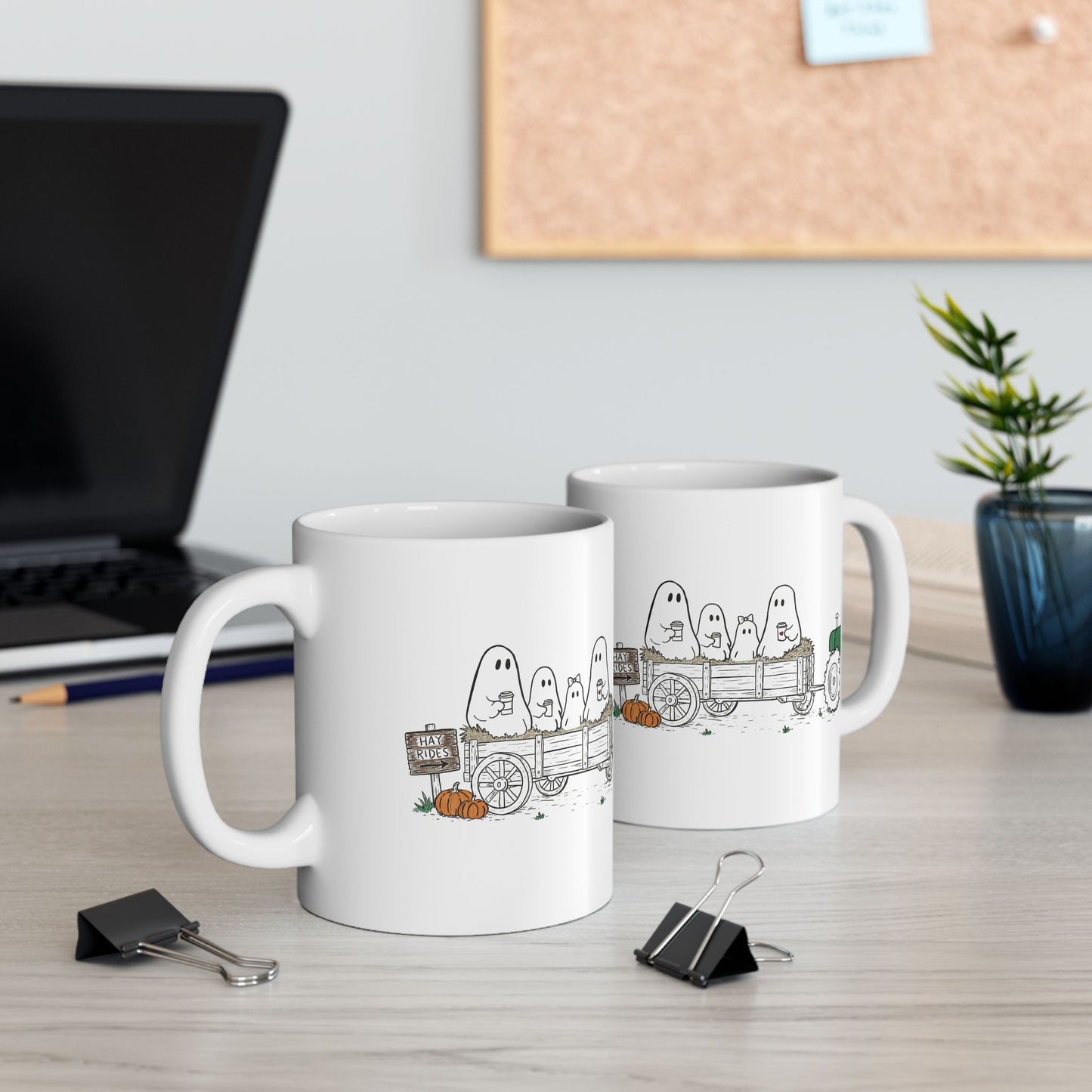 The Story of the Ghost | Chapter 1 | Ghost Family Hayride Coffee Mug | Cute Ghost Mug | Cozy Fall Coffee Cup