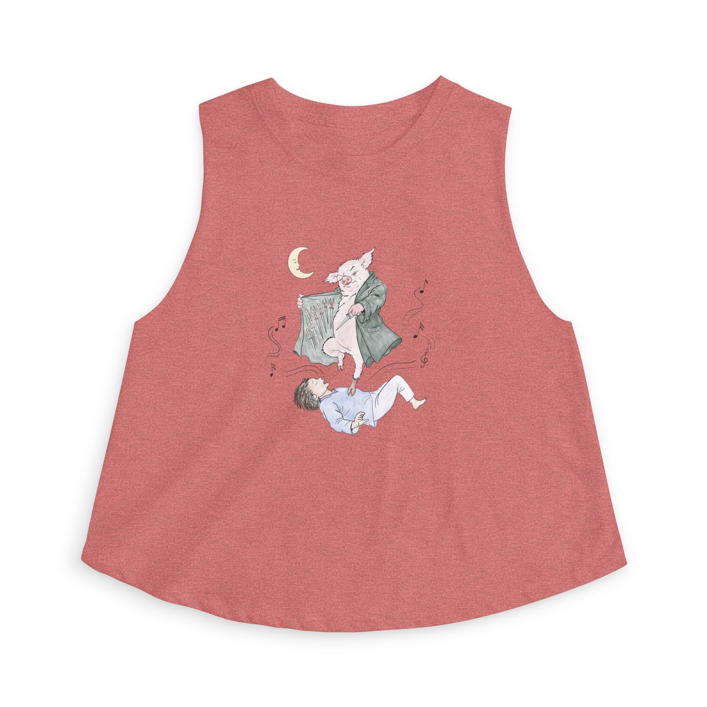 Guyute Inspired Cropped Tank Top | Original Hand-Drawn Jam Band Art