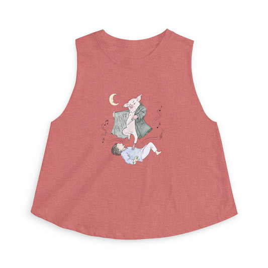 Guyute Inspired Cropped Tank Top | Original Hand-Drawn Jam Band Art