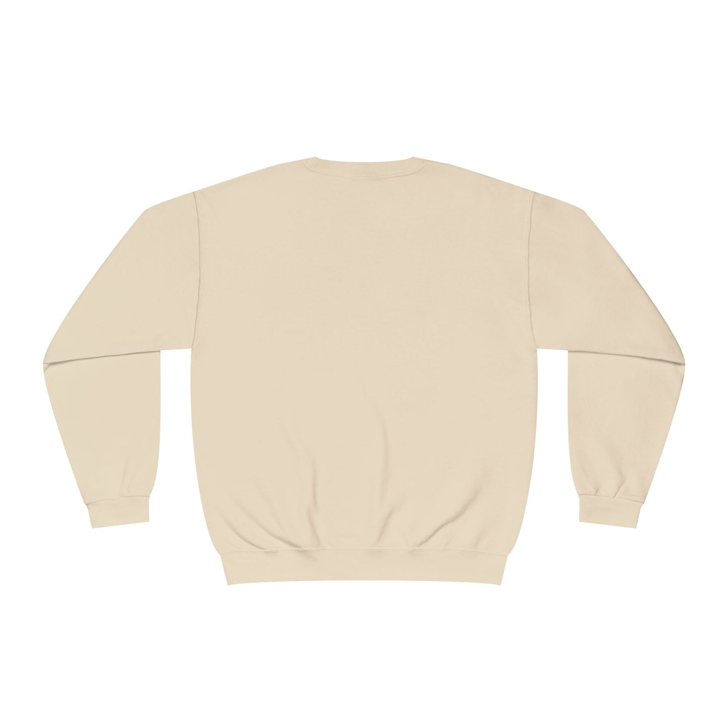 Beige sweatshirt on a white background