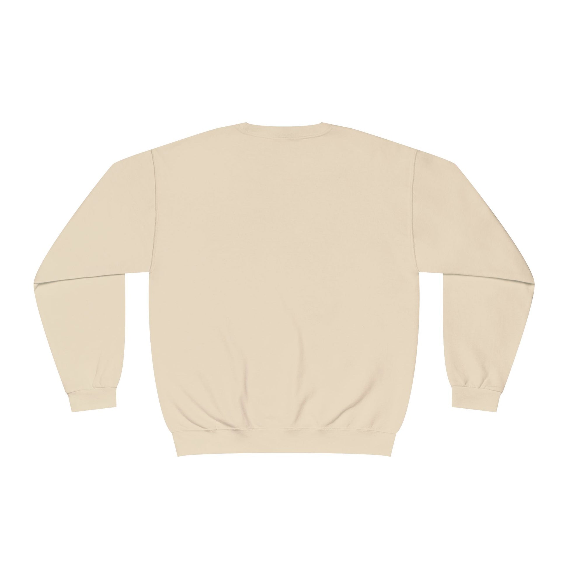 Beige sweatshirt on a white background