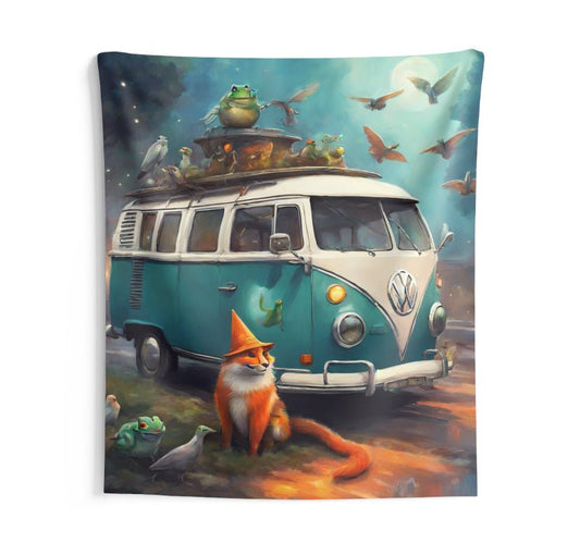 PPPP - The Fox, The Toad and The Traffic Cone Tapestry