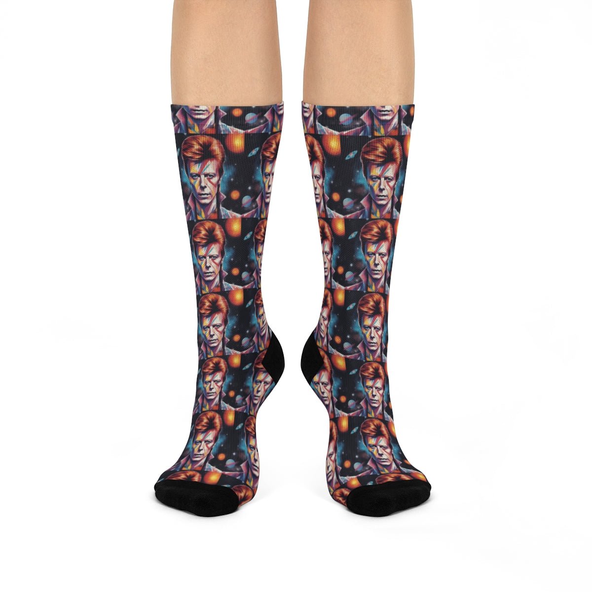 Ziggy Stardust (David Bowie) Cushioned Crew Socks