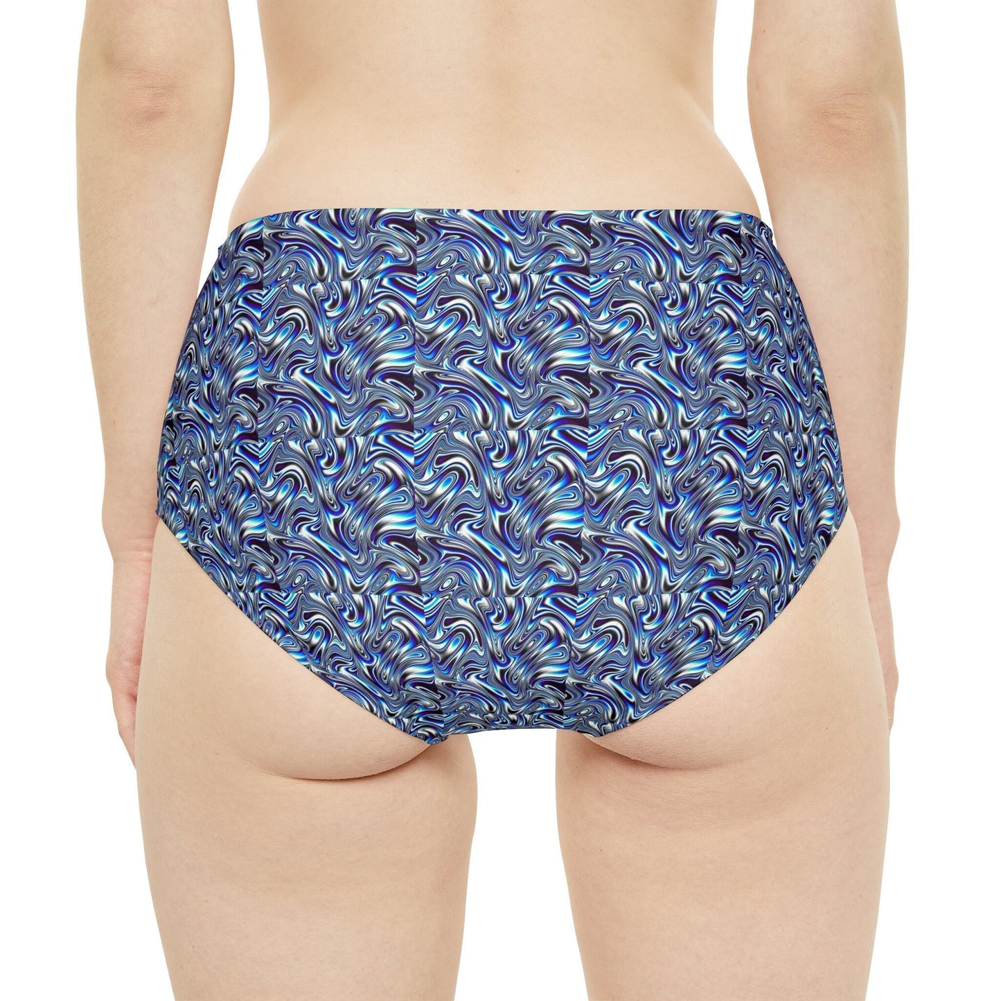 Starry Night High-Waist Hipster Bikini Bottom