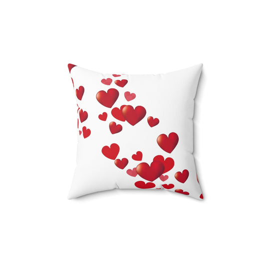 Valentine’s Day accent pillow original romantic design 14x14 decorative throw