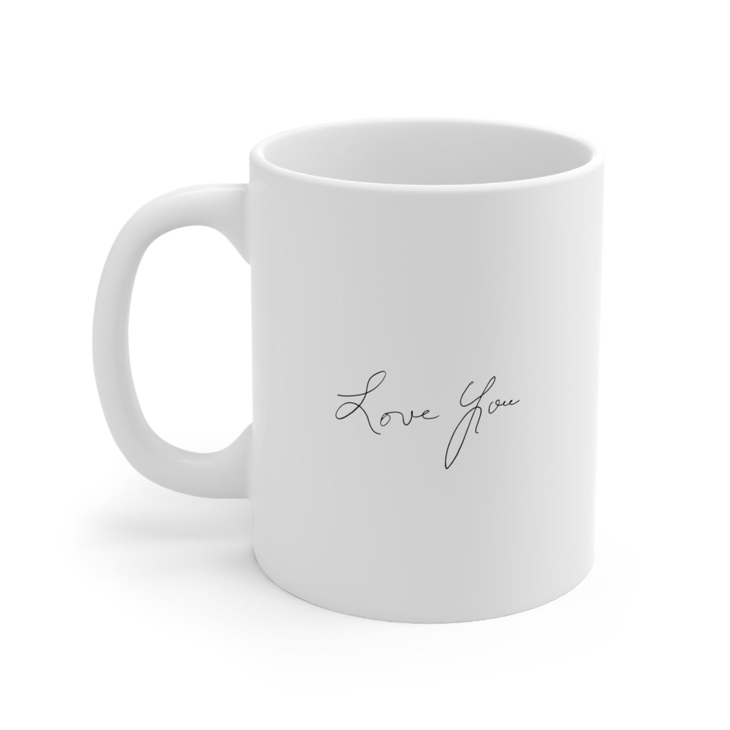 Personalized Handwritten Ceramic Coffee Mug 11oz