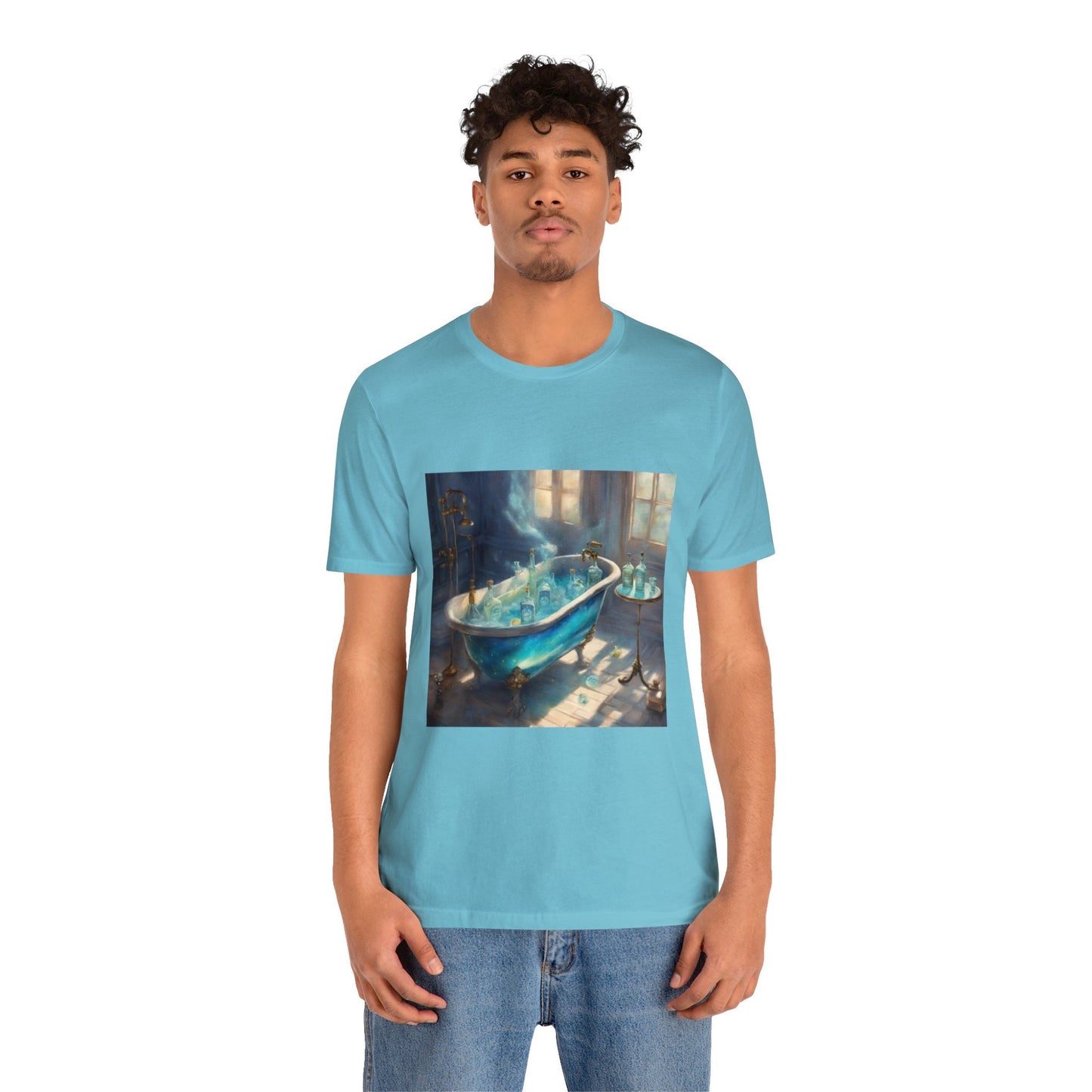 Jam band bathtub short sleeve tee original music festival design unisex