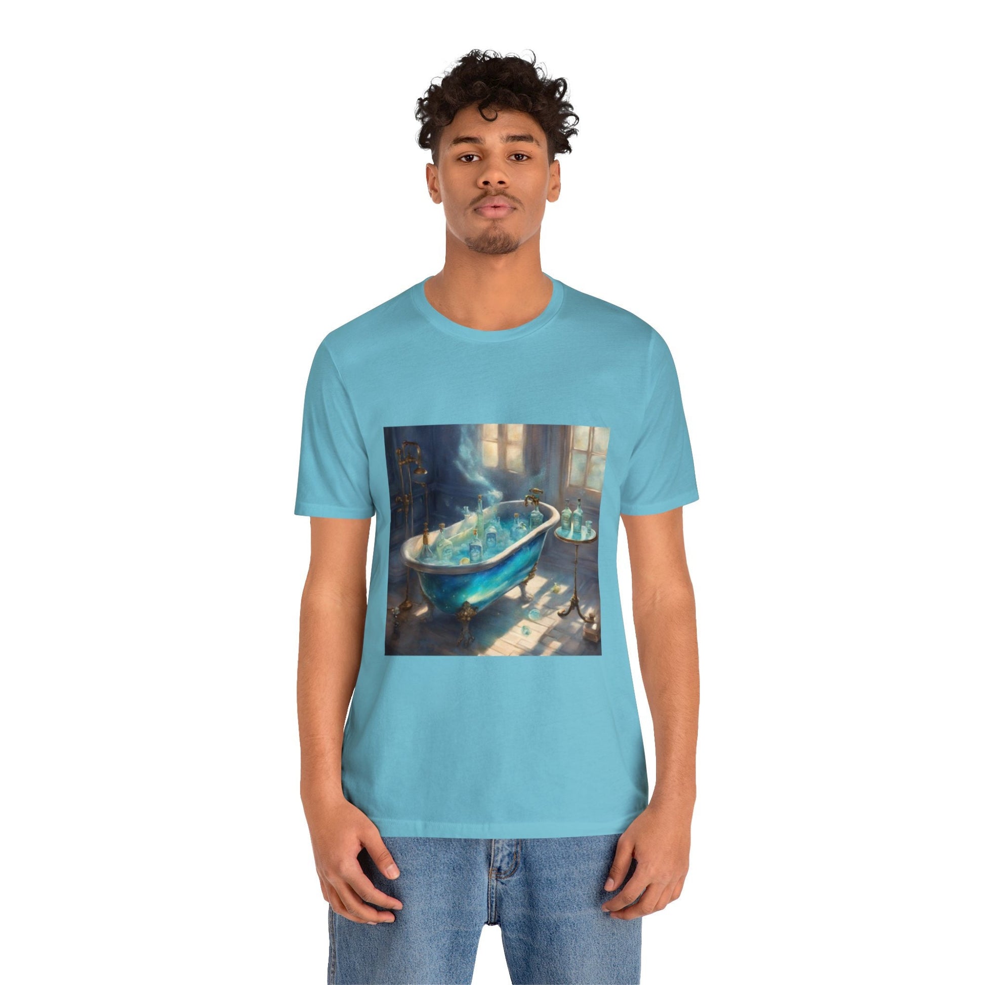 Jam band bathtub short sleeve tee original music festival design unisex