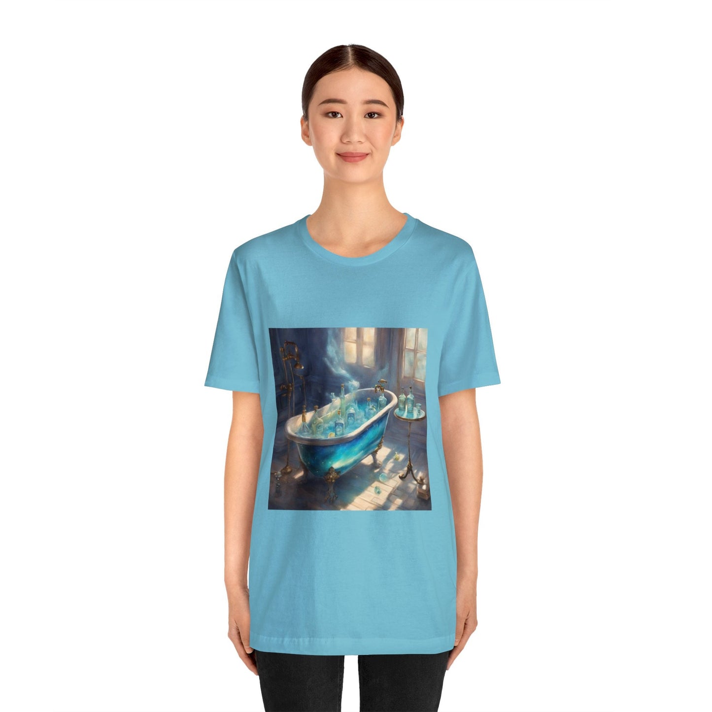 Jam band bathtub short sleeve tee original music festival design unisex