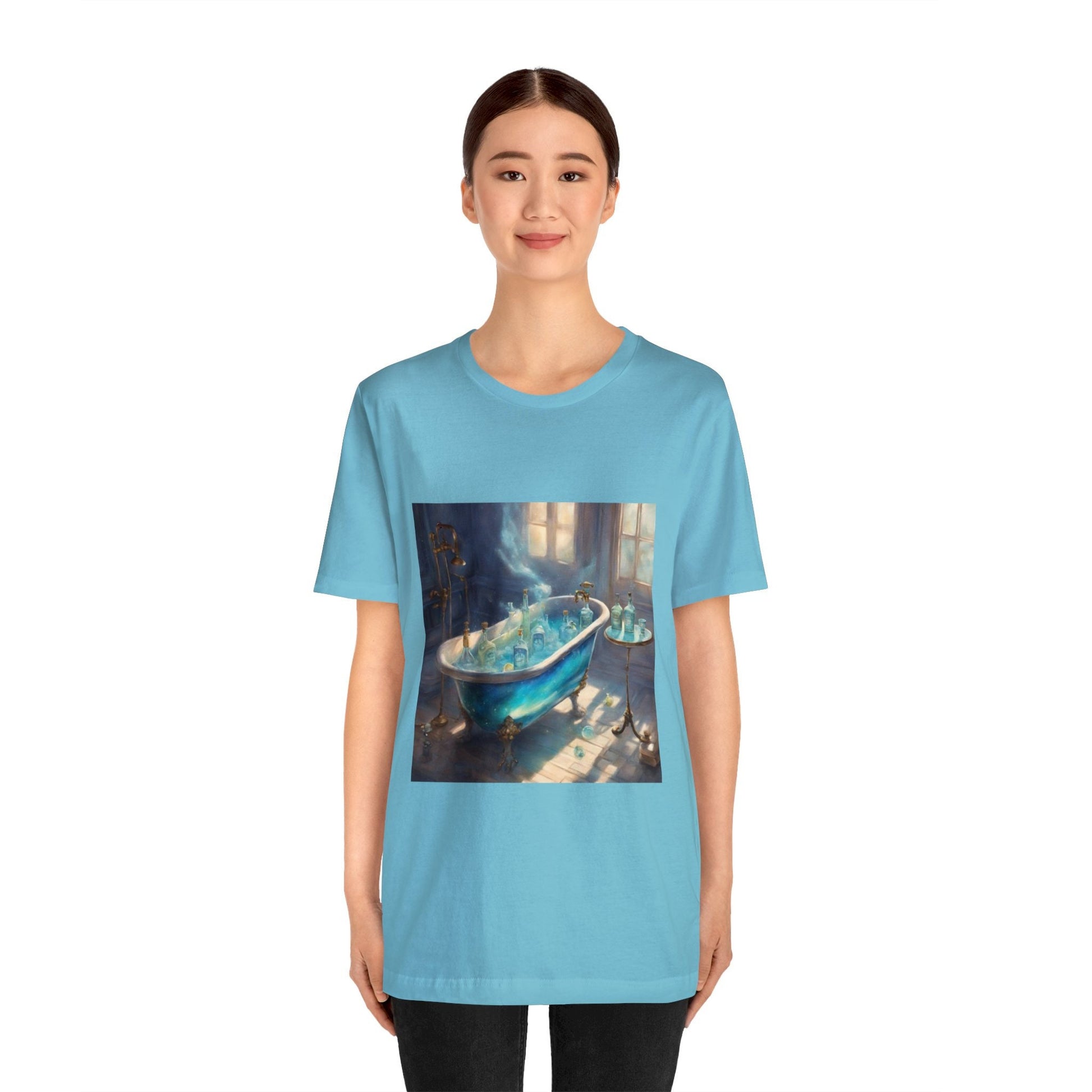 Jam band bathtub short sleeve tee original music festival design unisex