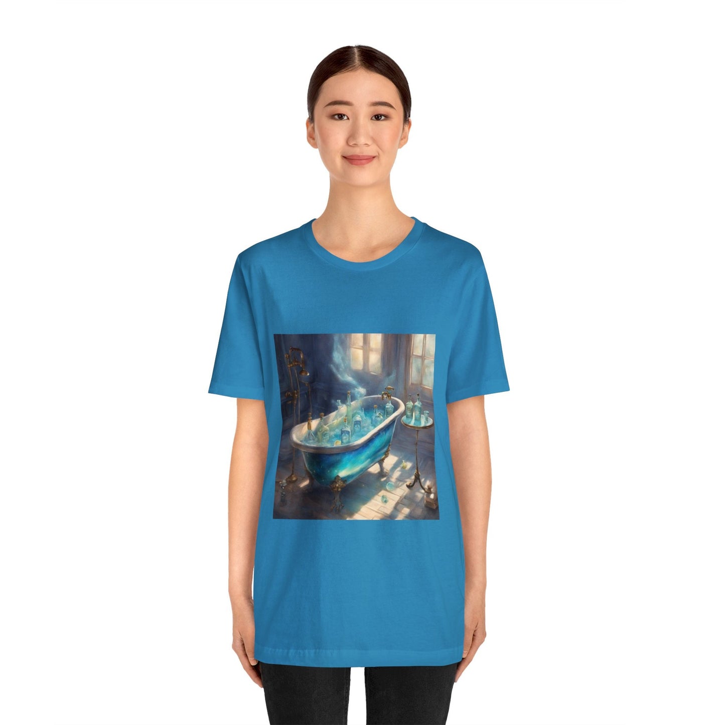 Jam band bathtub short sleeve tee original music festival design unisex