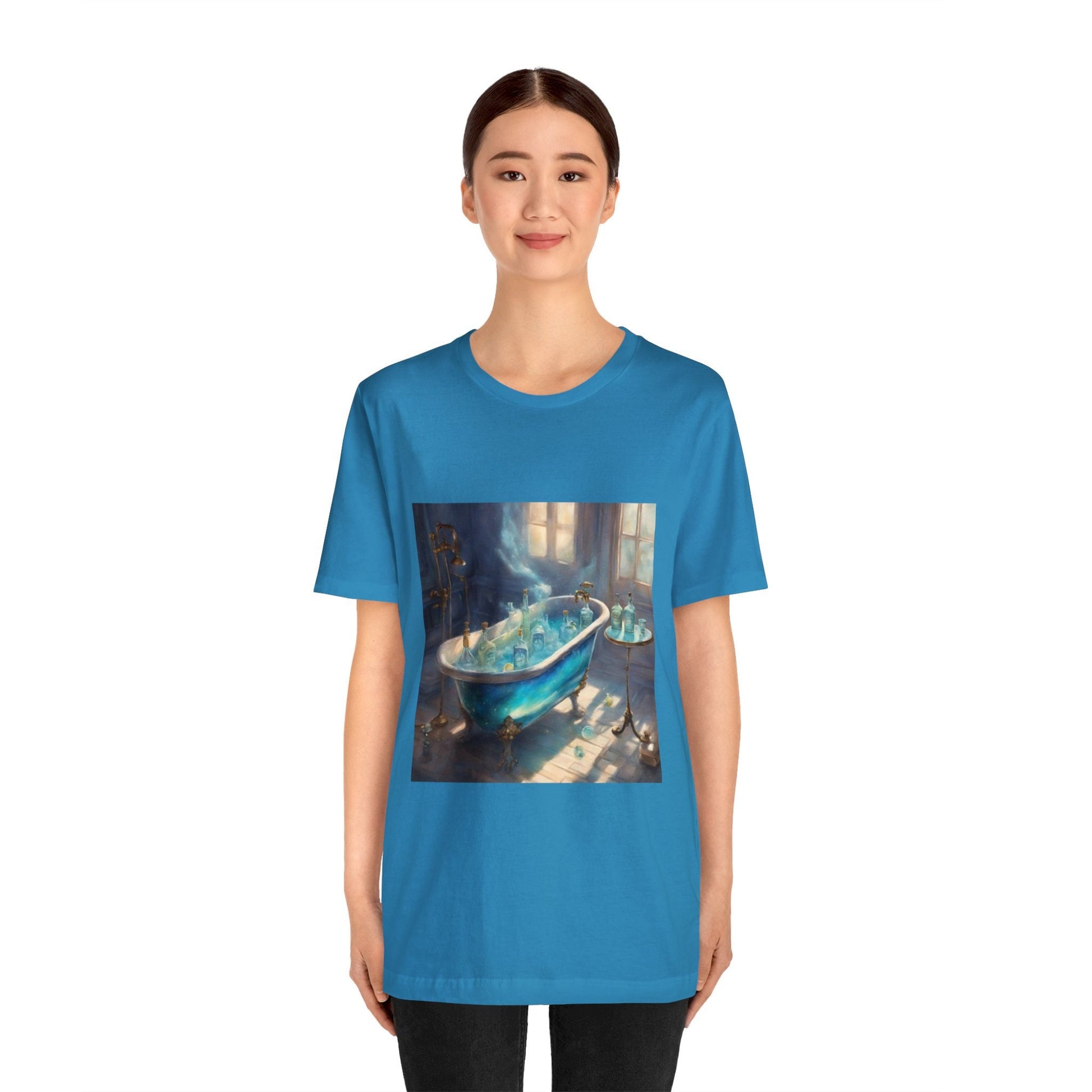 Jam band bathtub short sleeve tee original music festival design unisex