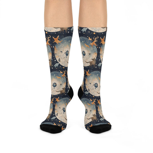 Creatures and Constellations |  Magic Beans | Fun and Funky Cushioned Crew Socks