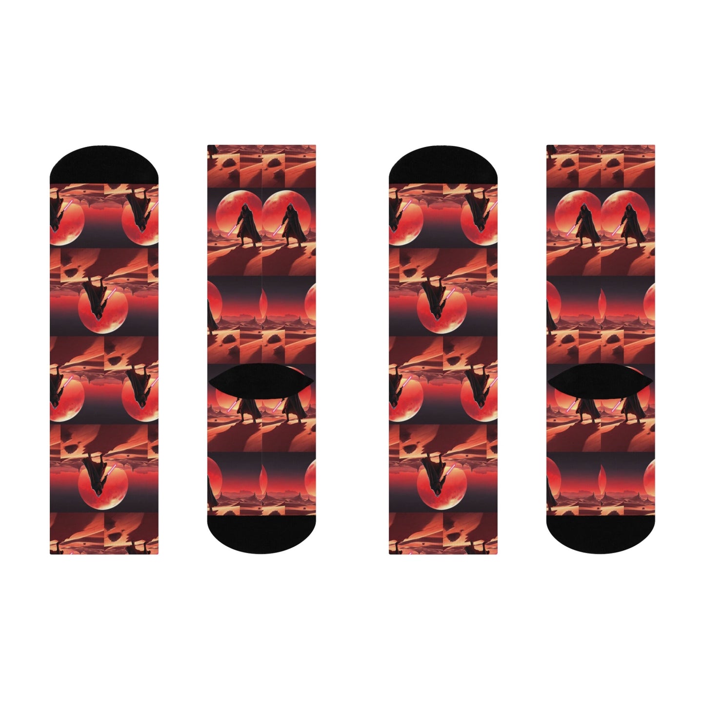 Darth Maul - Star Wars Mandalorian Inspired Cushioned Crew Sock