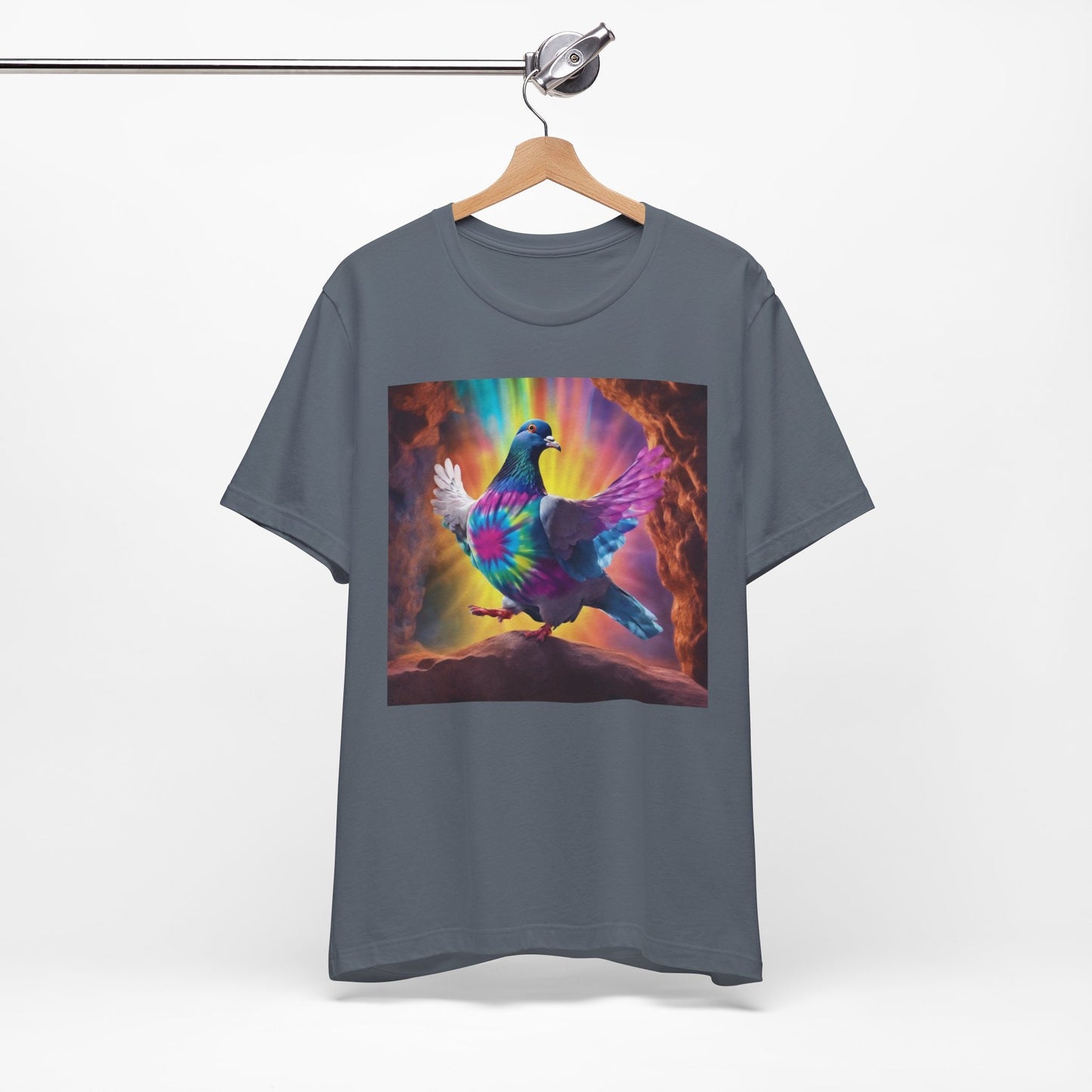 Caverns Pigeon - Pigeons Playing Ping Pong - Unisex Jersey Short Sleeve Tee