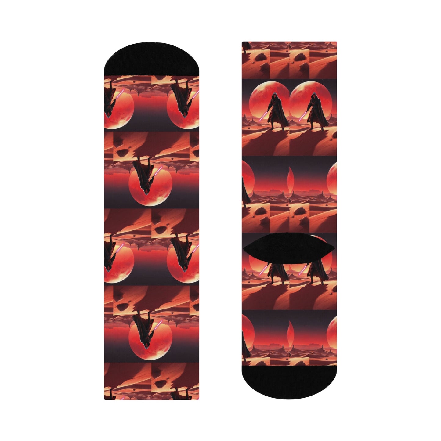 Darth Maul - Star Wars Mandalorian Inspired Cushioned Crew Sock