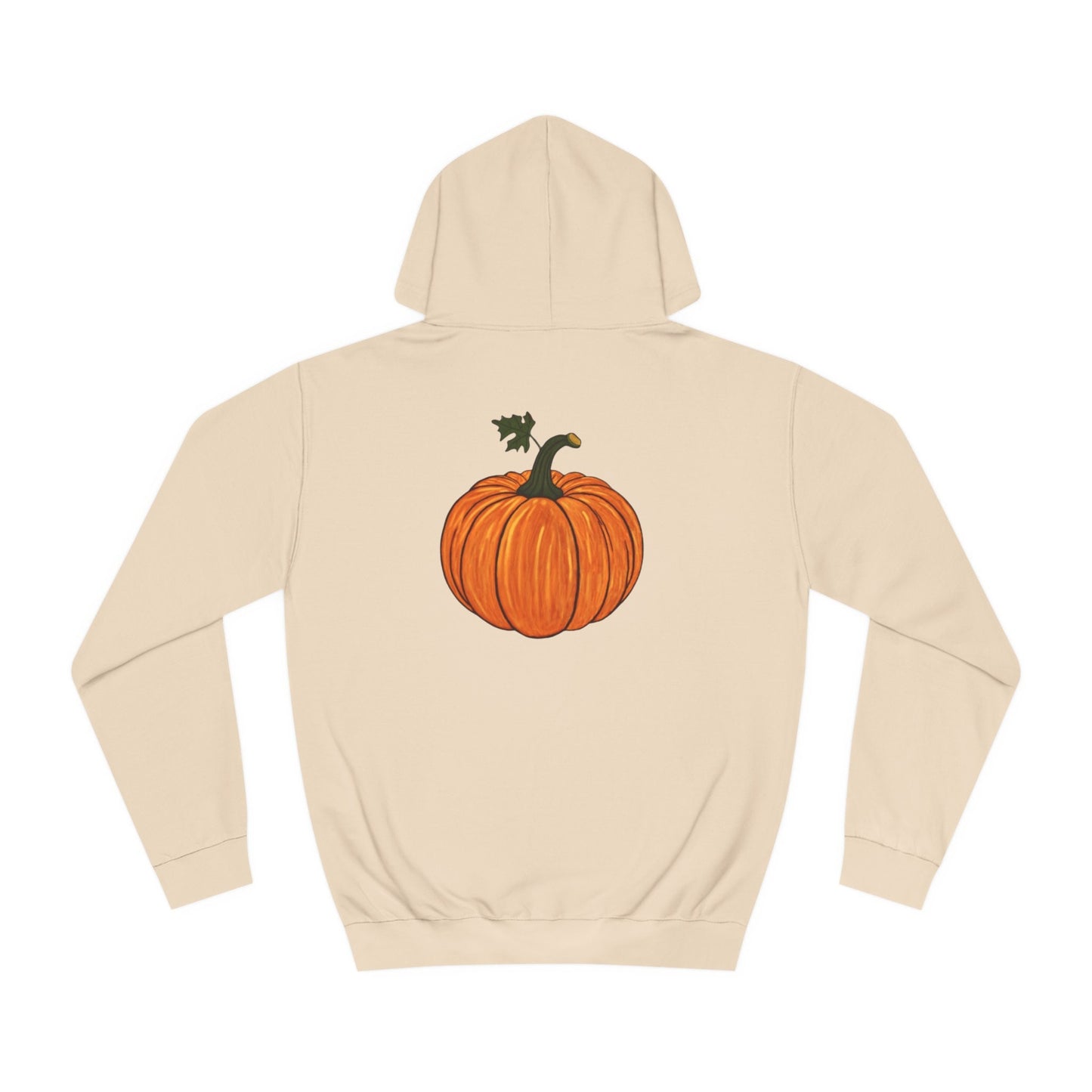 Pumpkin Kisses and Harvest Wishes Fall Season Unisex College Hoodie