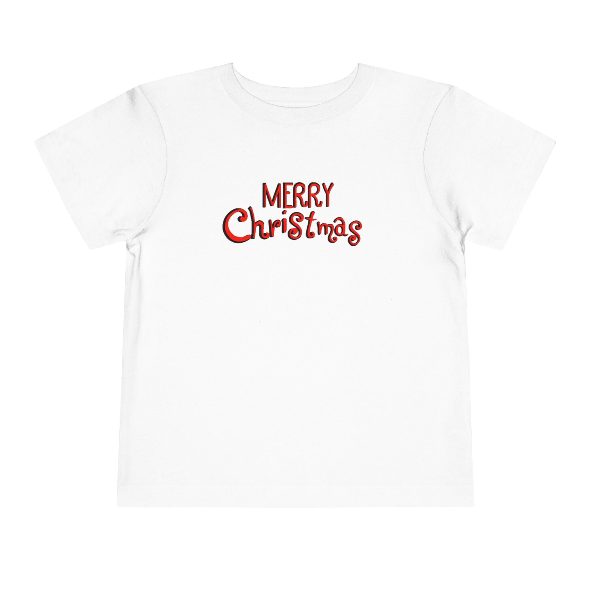 Santa toddler short sleeve tee hand-drawn Christmas design
