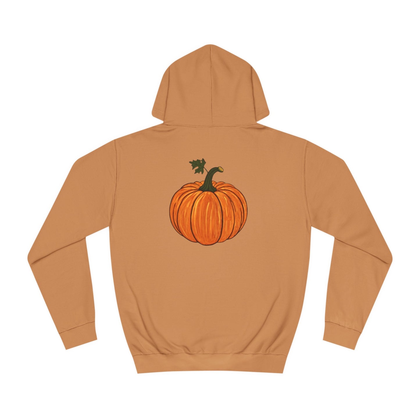 Pumpkin Kisses and Harvest Wishes Fall Season Unisex College Hoodie