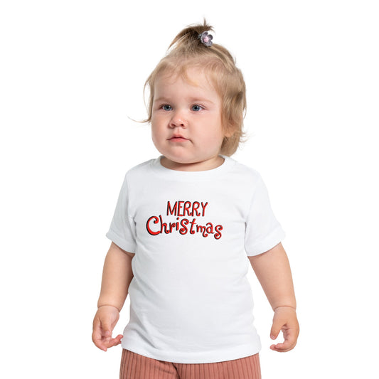 Adorable Santa Claus Christmas Baby Short Sleeve T-Shirt