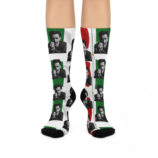 Zappa and the Italian Flag Cushioned Crew Socks