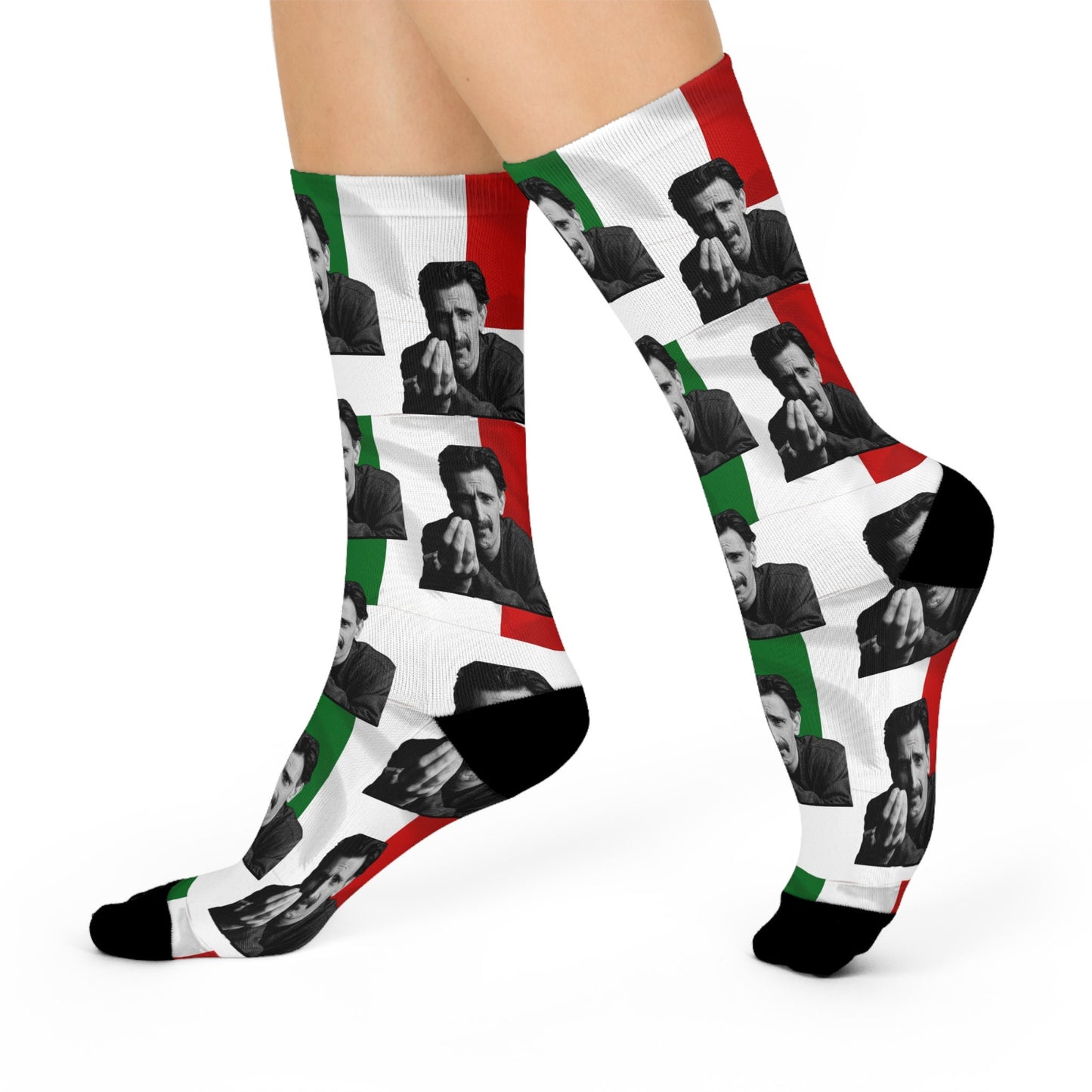 Zappa and the Italian Flag Cushioned Crew Socks