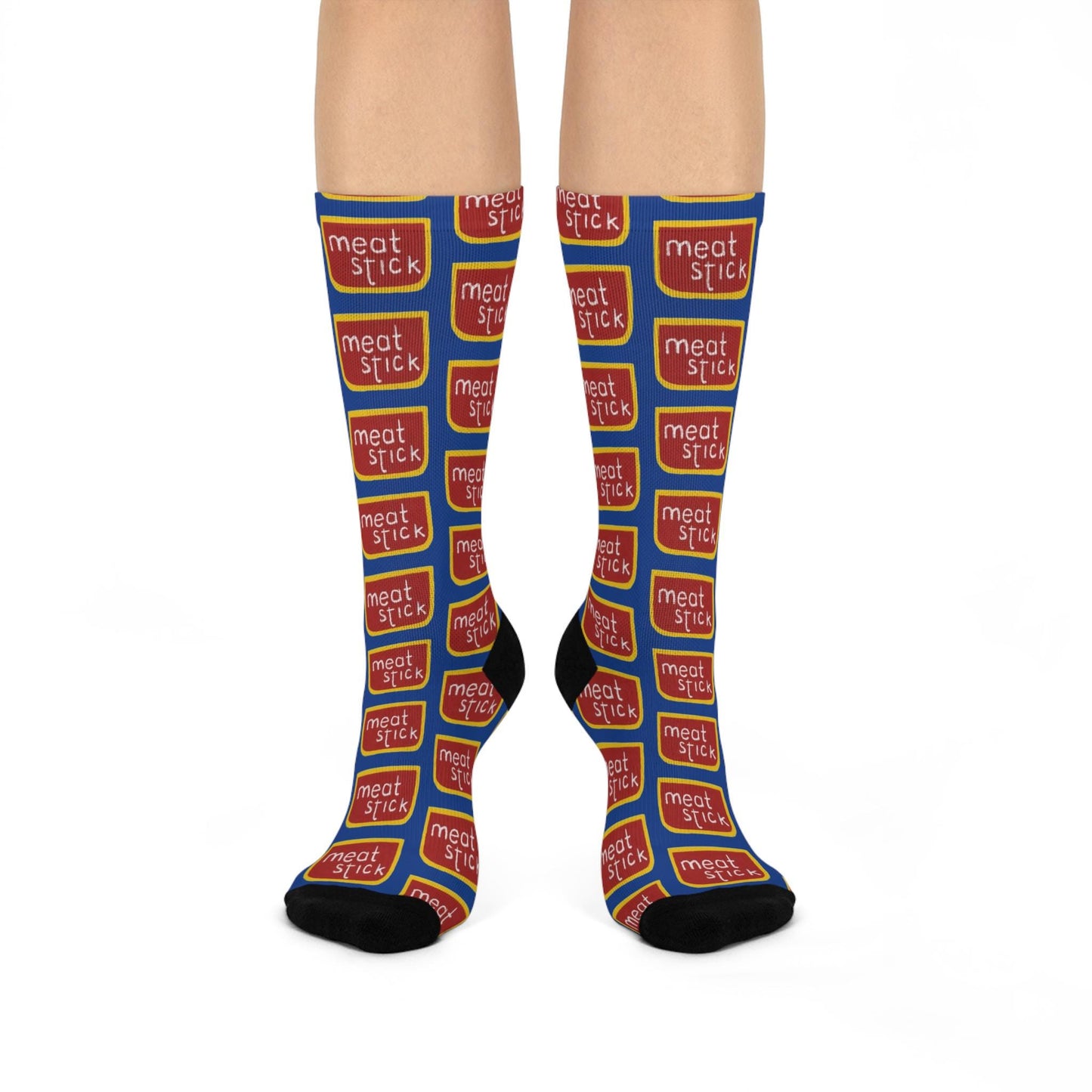 Phish-Inspired Meat Stick Socks - Jam Band Tribute Apparel for Music Lovers - Cushioned Crew Socks