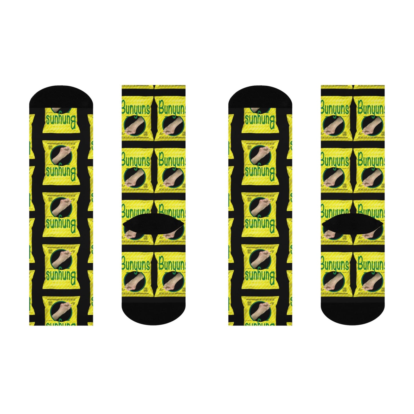 Bunyuns Bunion Surgery Socks - Fun and Quirky Gift - Cushioned Crew Socks