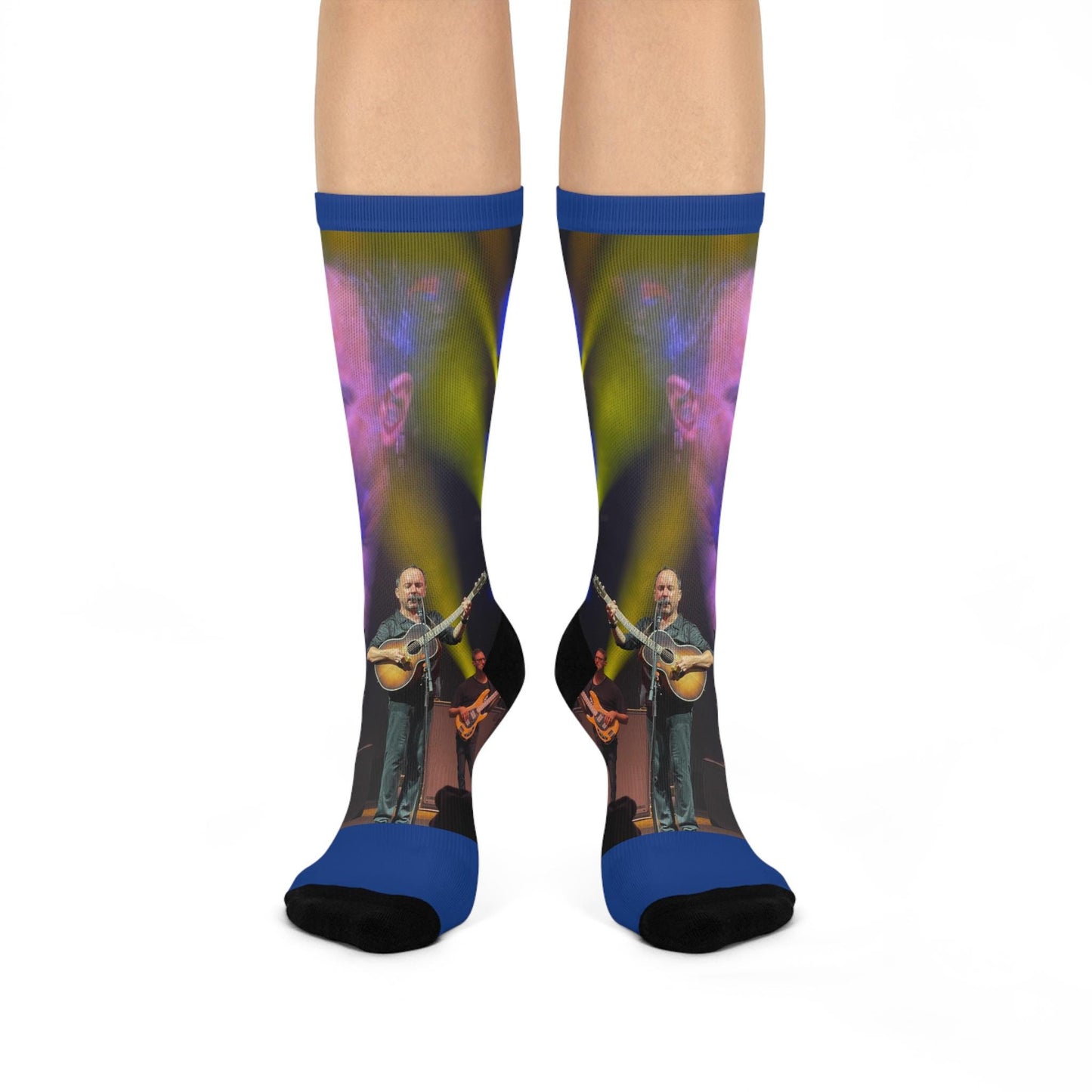 Vibrant Concert Socks - Dave Matthews Band Photography for True Music Lovers