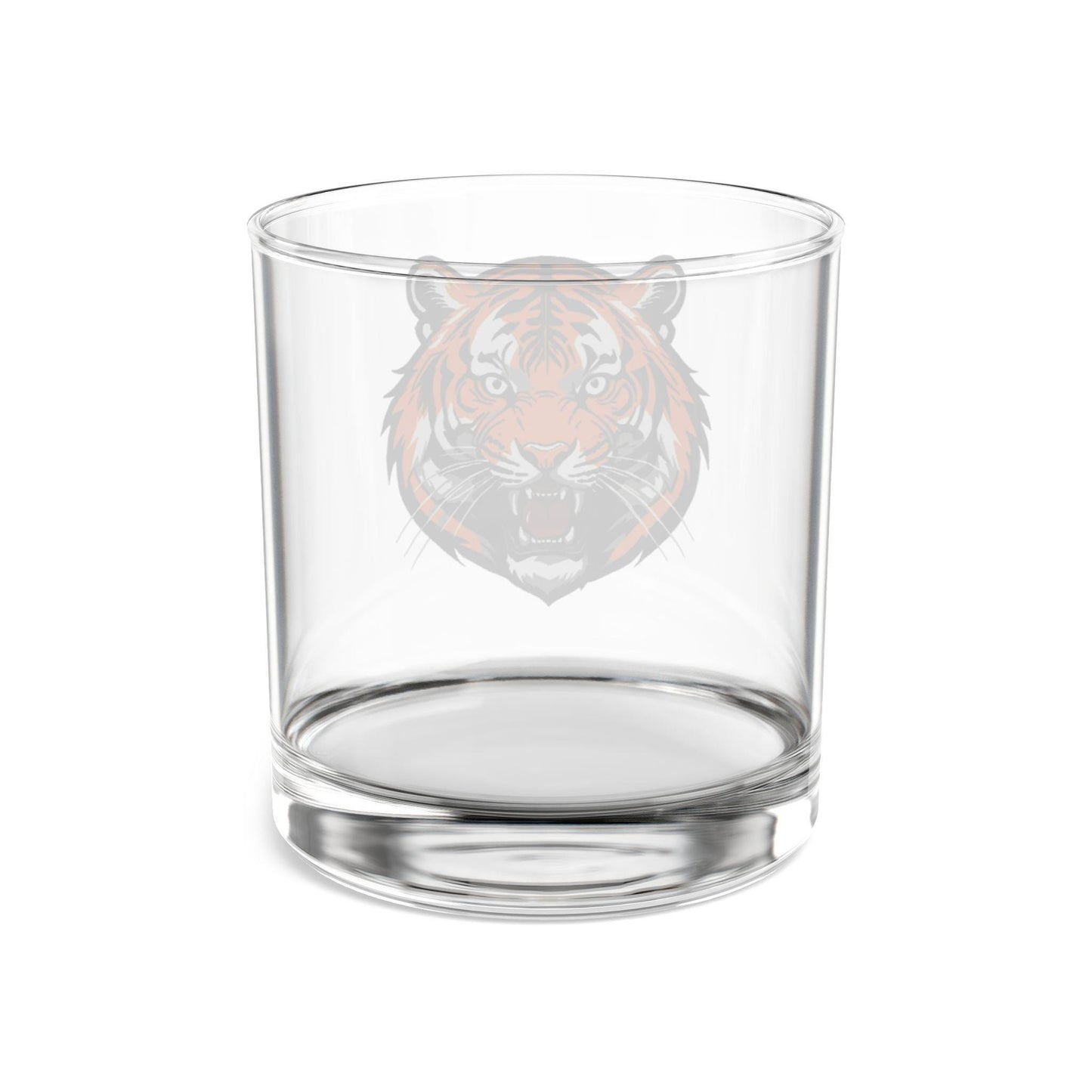 Cincinnati Bengals Tiger Head Rocks Glass - Bold Game Day Whiskey Tumbler Gift - Rocks Glass, 10oz