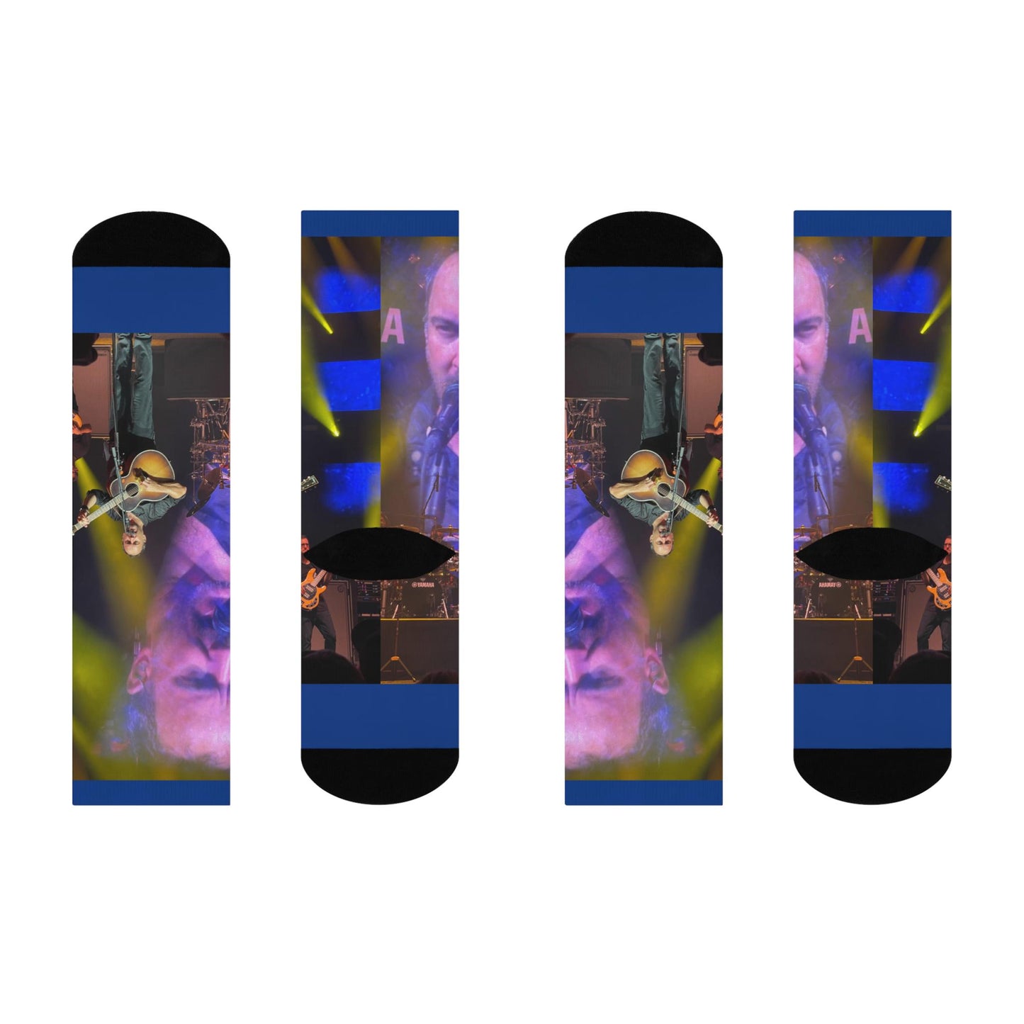 Vibrant Concert Socks - Dave Matthews Band Photography for True Music Lovers