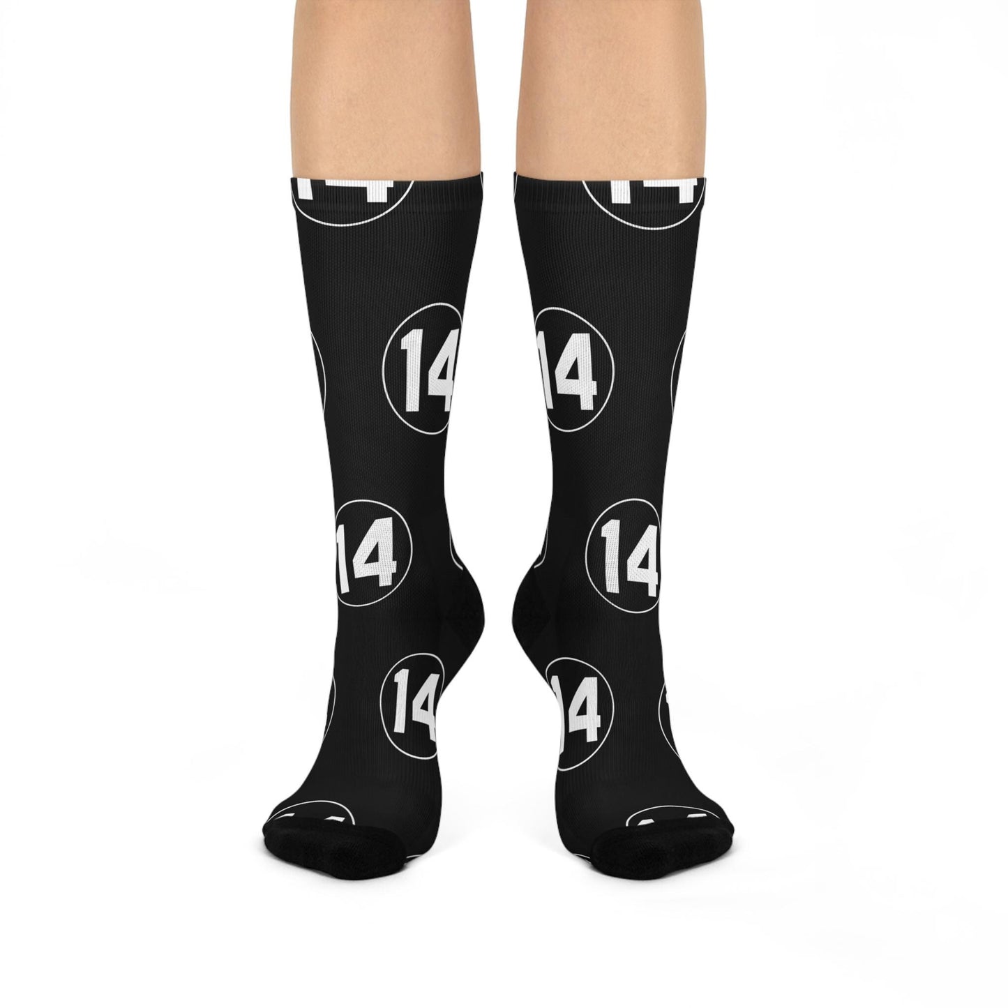 Black Pete Rose Legacy Tribute Socks - Iconic Number 14 Sports Remembrance