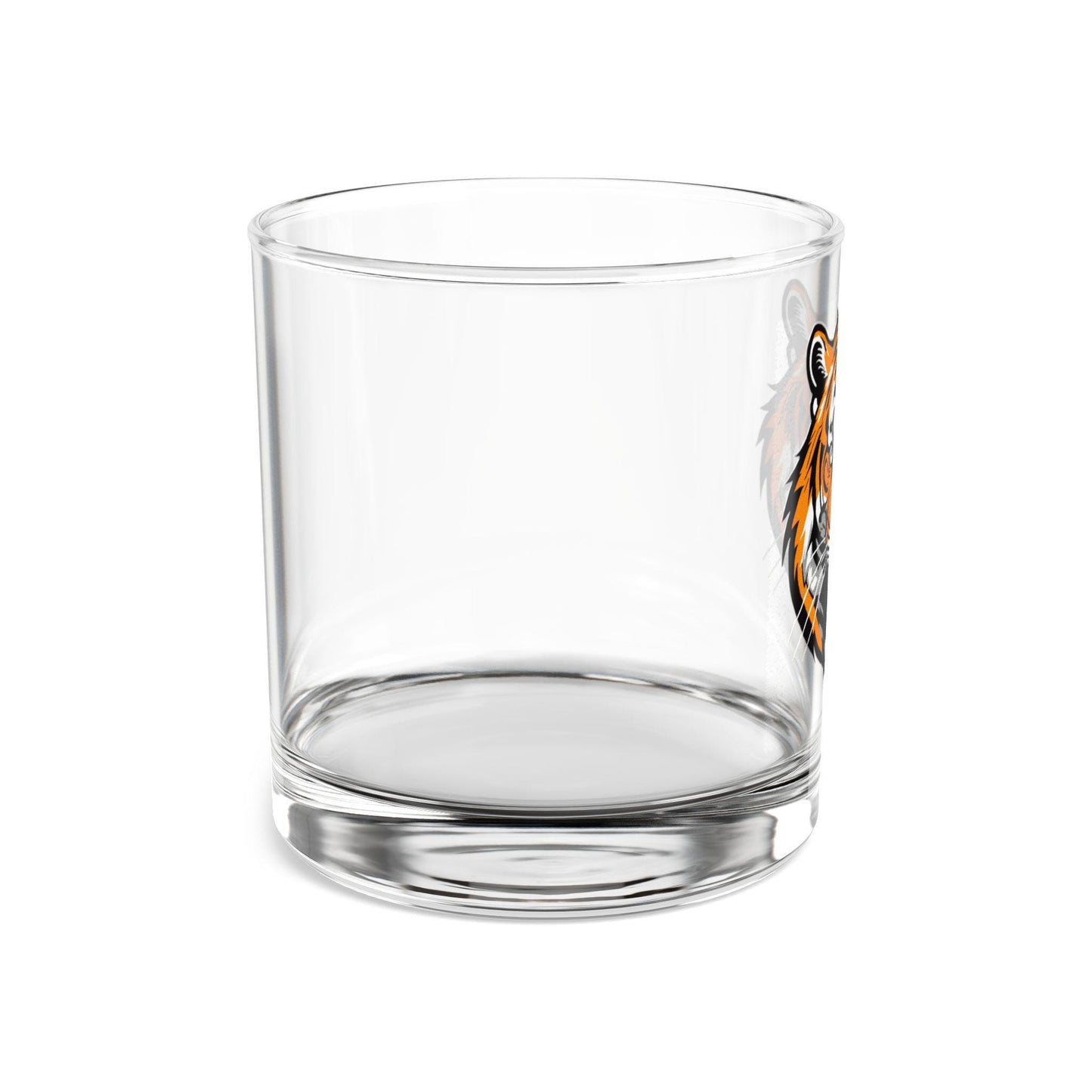 Cincinnati Bengals Tiger Head Rocks Glass - Bold Game Day Whiskey Tumbler Gift - Rocks Glass, 10oz