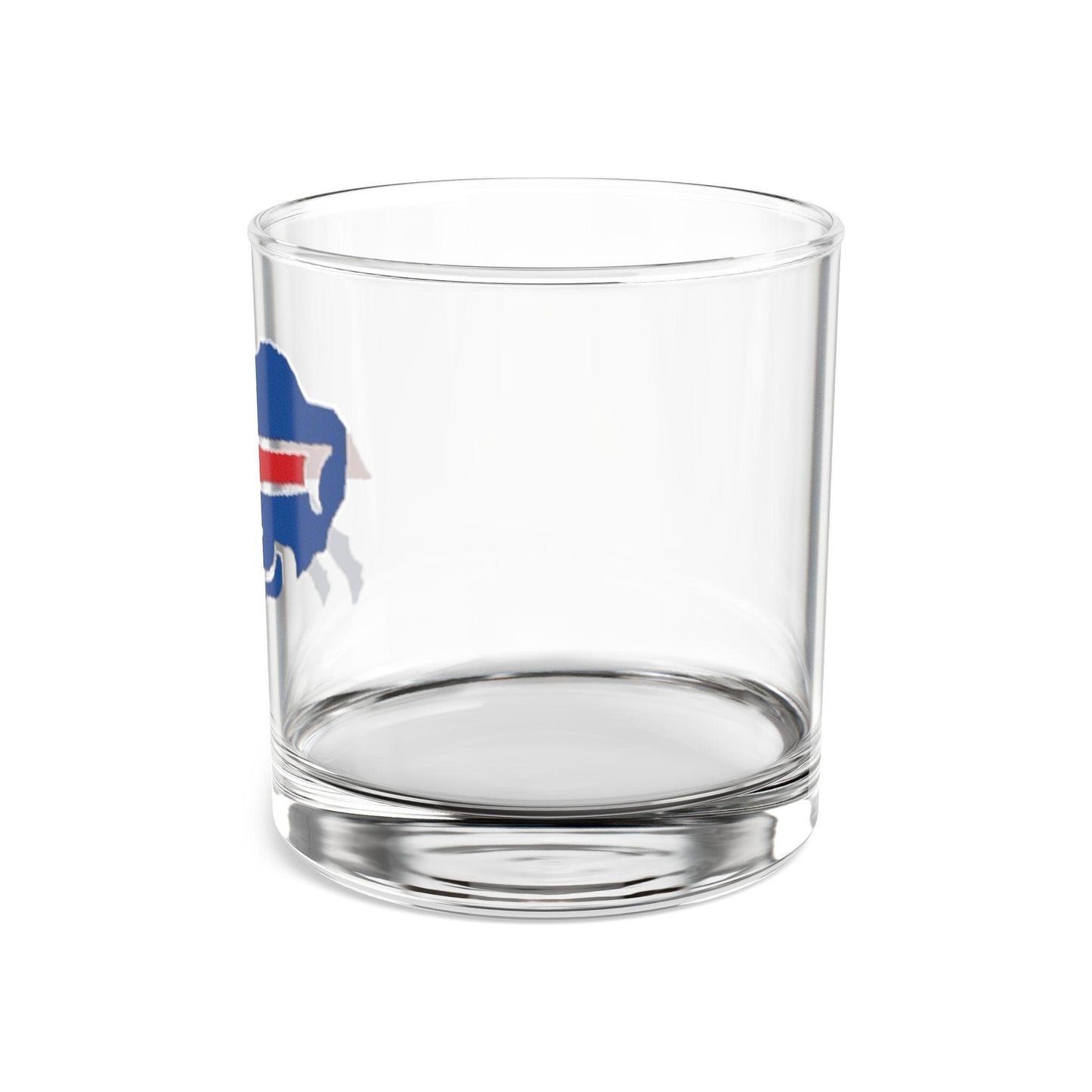 Buffalo Bills 10oz Rocks Glass - Team Spirit Barware - Hand Drawn Art