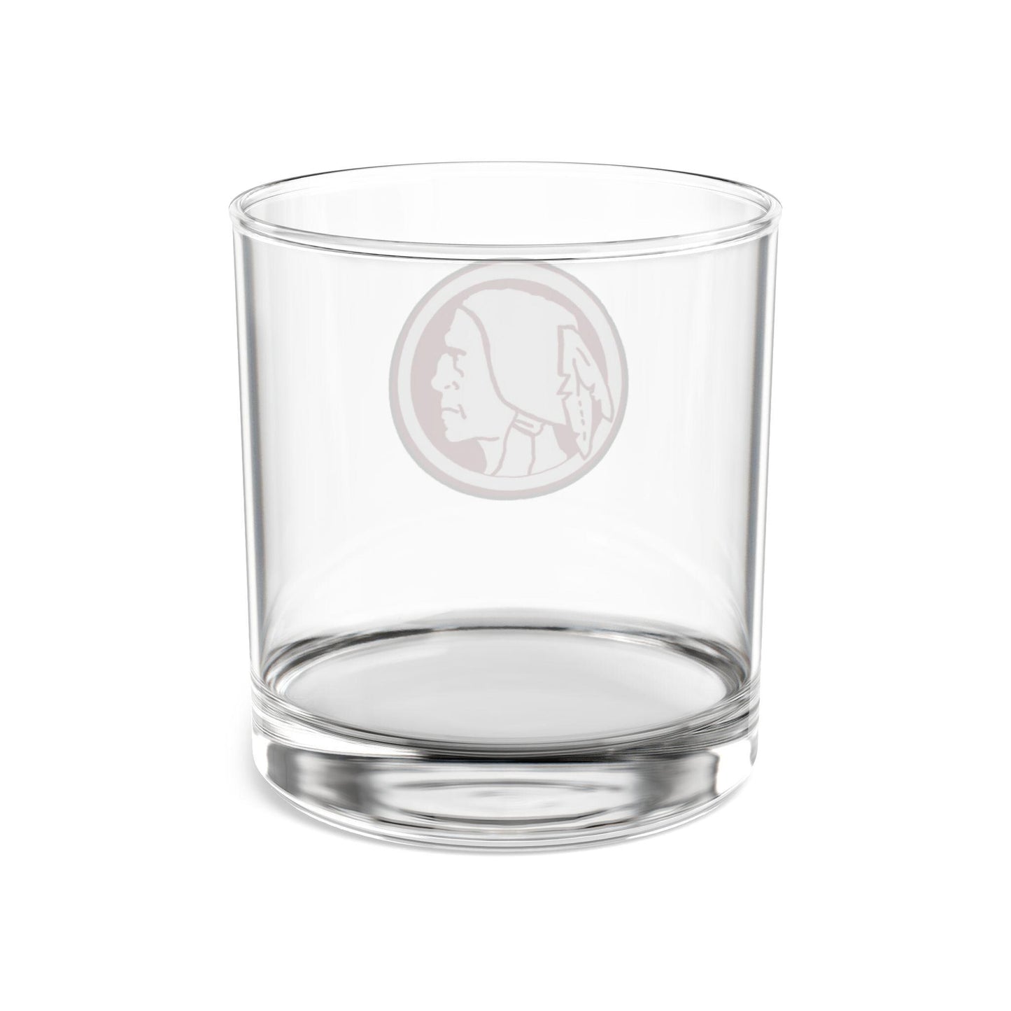 Hand-Drawn Retro Washington Football Rocks Glass - Vintage-Inspired 10oz  Whiskey Tumbler