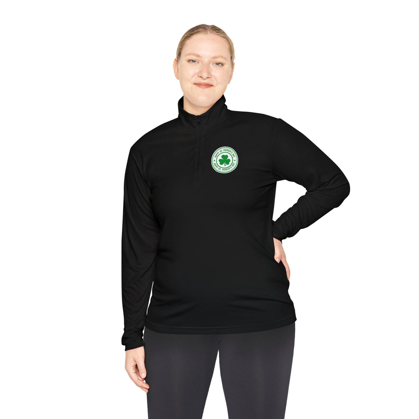 St. Patrick’s Day 1/4 zip pullover original Irish design unisex