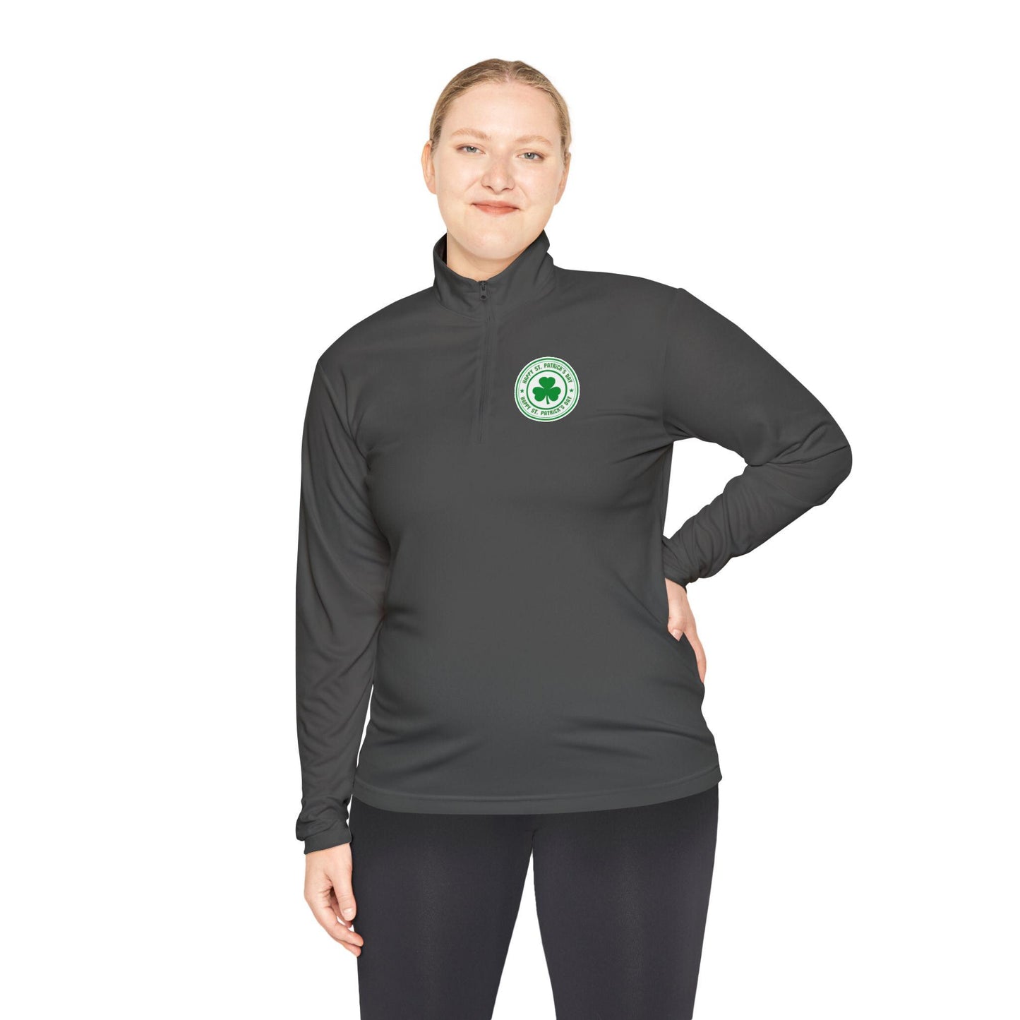 St. Patrick’s Day 1/4 zip pullover original Irish design unisex