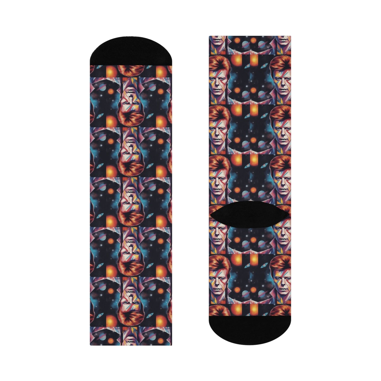 Legends Collection Ziggy Stardust (David Bowie) Cushioned Crew Socks