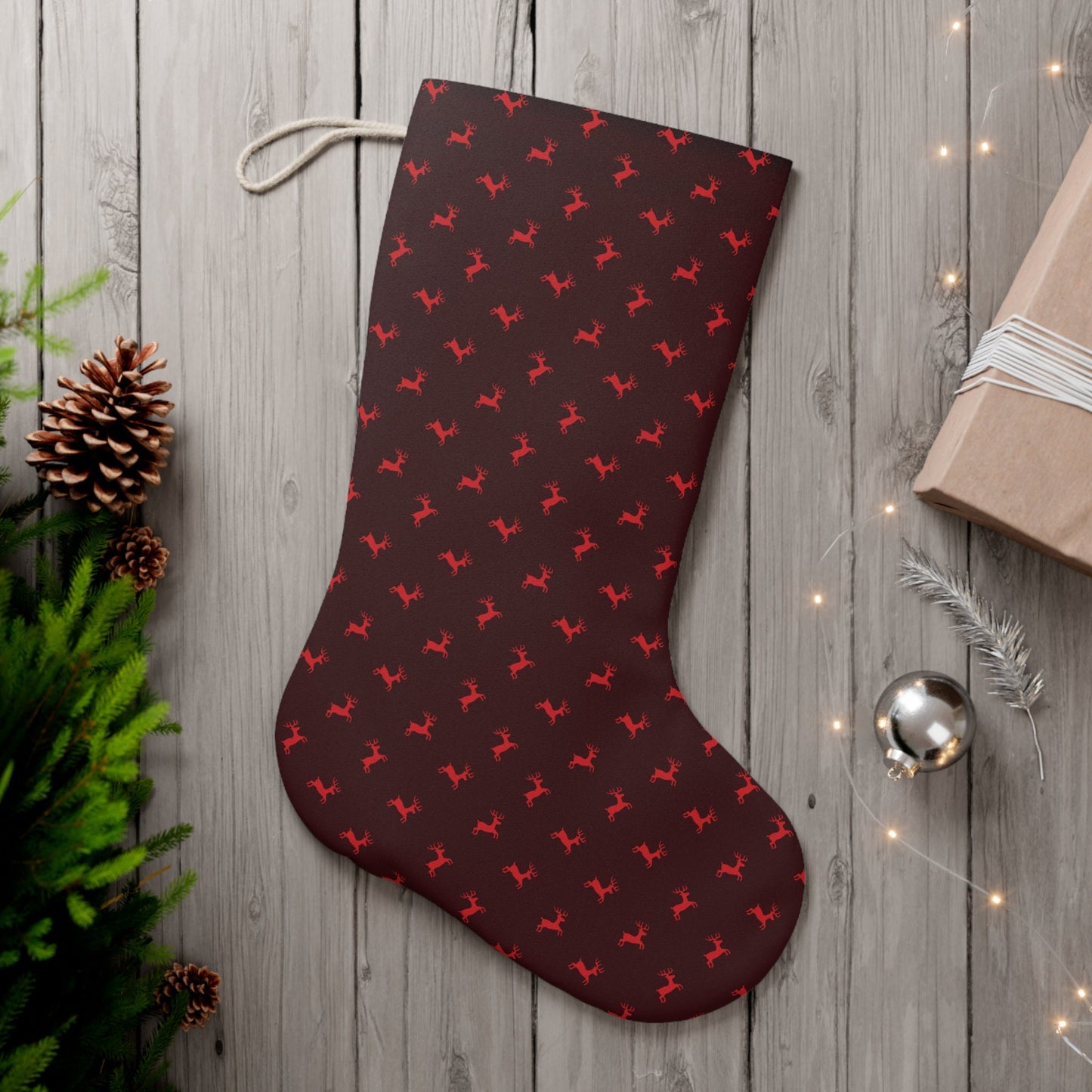 Reindeer Christmas Stocking